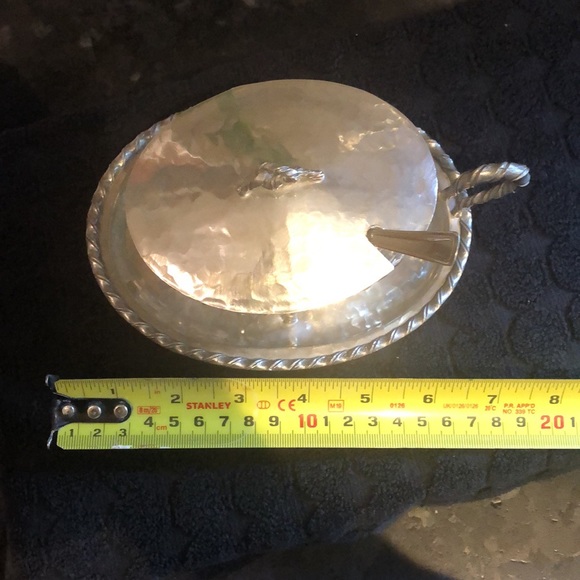 Vintage Pewter Cheese Bowl - Picture 7 of 8